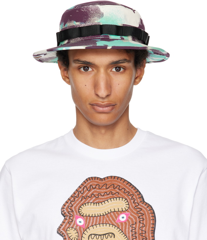Photo: BAPE Multicolor Map Camo Military Bucket Hat