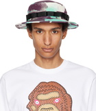 BAPE Multicolor Map Camo Military Bucket Hat