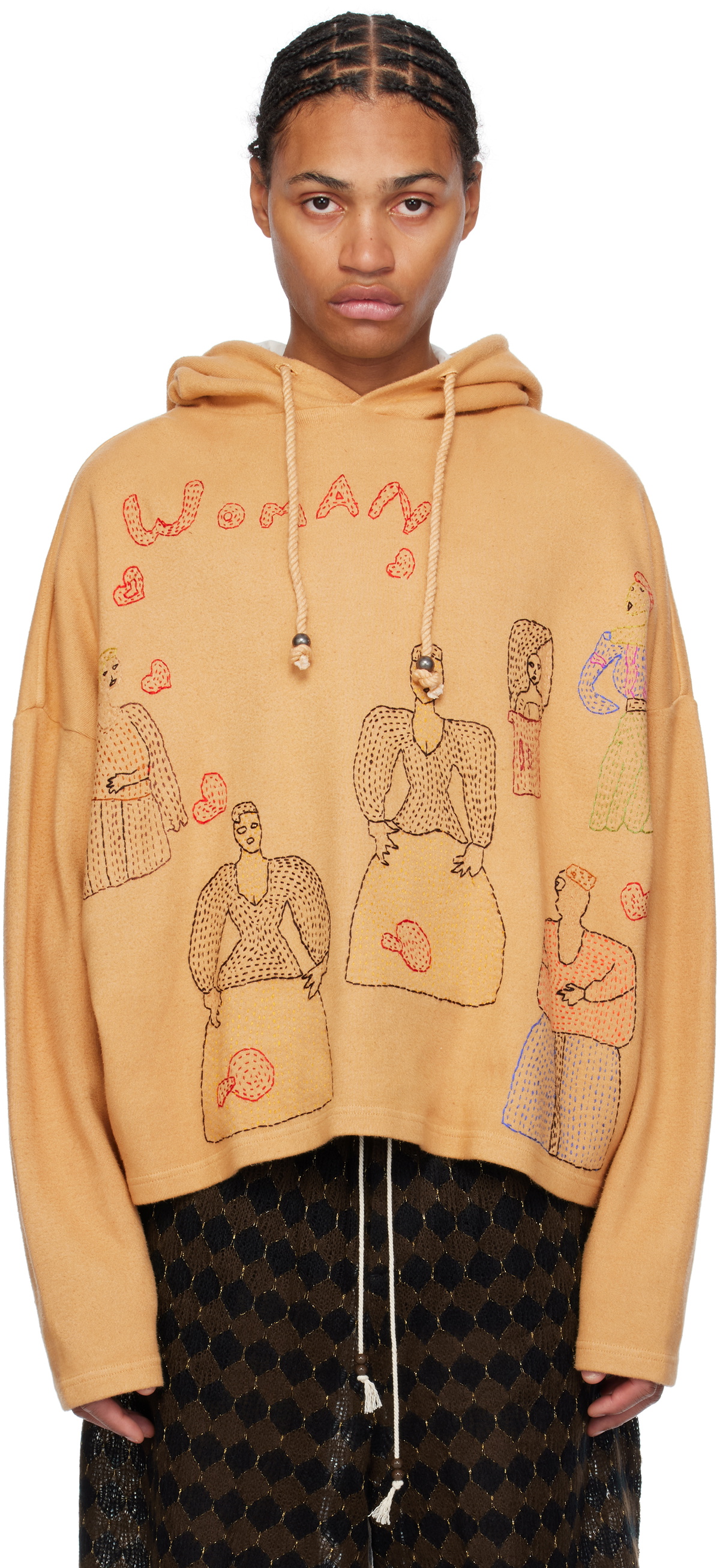 Glass Cypress Brown 'Woman' Hoodie