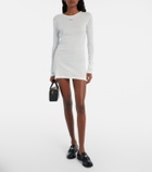 Miu Miu Cotton jersey minidress
