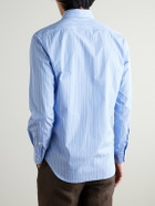 Husbands - Striped Supima Cotton-Poplin Shirt - Blue