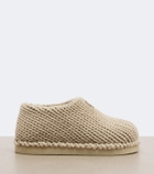 Miu Miu Knitted slip-on shoes