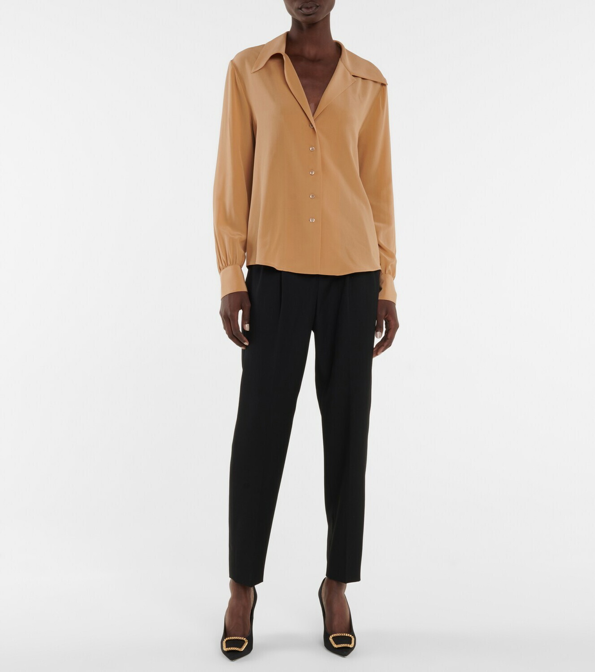 Saint Laurent Silk crêpe de chine shirt