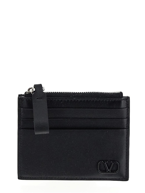 Photo: Valentino Garavani Leather Zipped Wallet