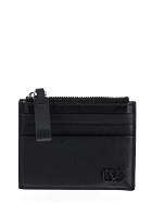 Valentino Garavani Leather Zipped Wallet