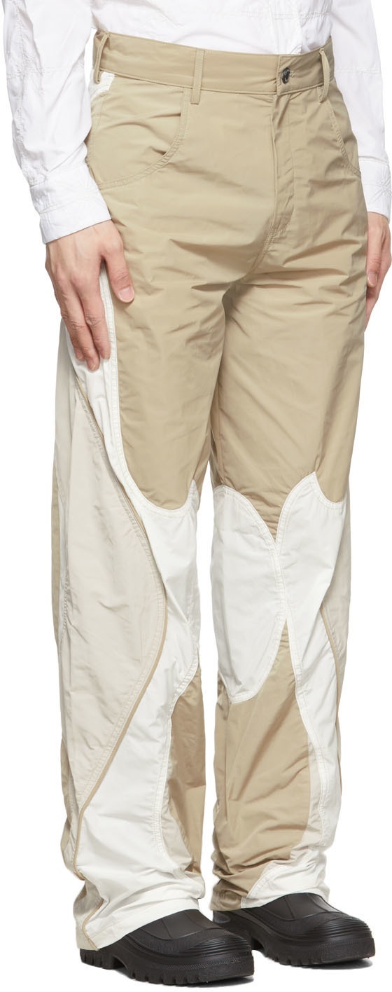 Kusikohc SSENSE Exclusive Beige Polyester Trousers