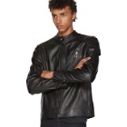 Belstaff Black Leather V-Racer Jacket
