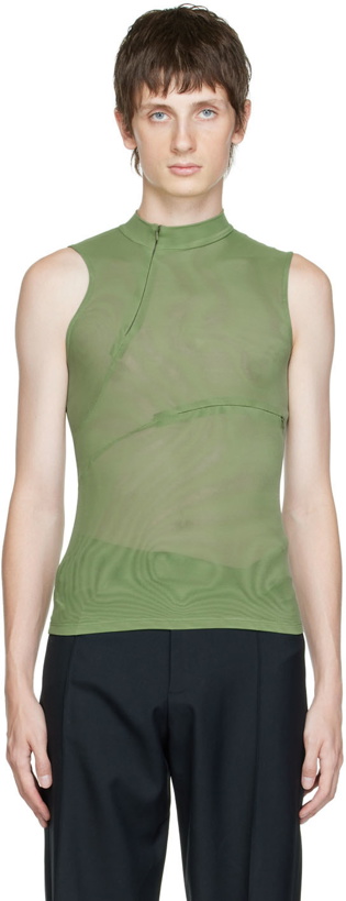 Photo: Mainline:RUS/Fr.CA/DE Green Esra Tank Top