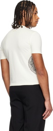 Jean Paul Gaultier Off-White 'The Laurel Stamped' Baby T-shirt