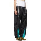 Bless Black and Blue Overjogging Jeans Track Pants