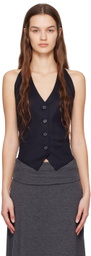 DRAE Black Backless Vest