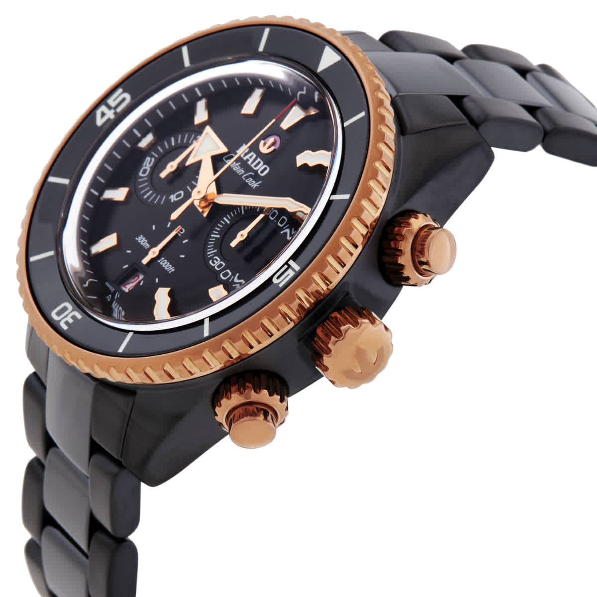 Rado Captain Cook Chronograph Automatic Black Dial Watch R32190153