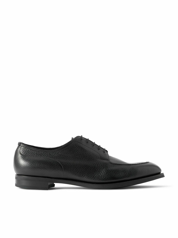 Photo: Edward Green - Dover Full-Grain Leather Derby Shoes - Black