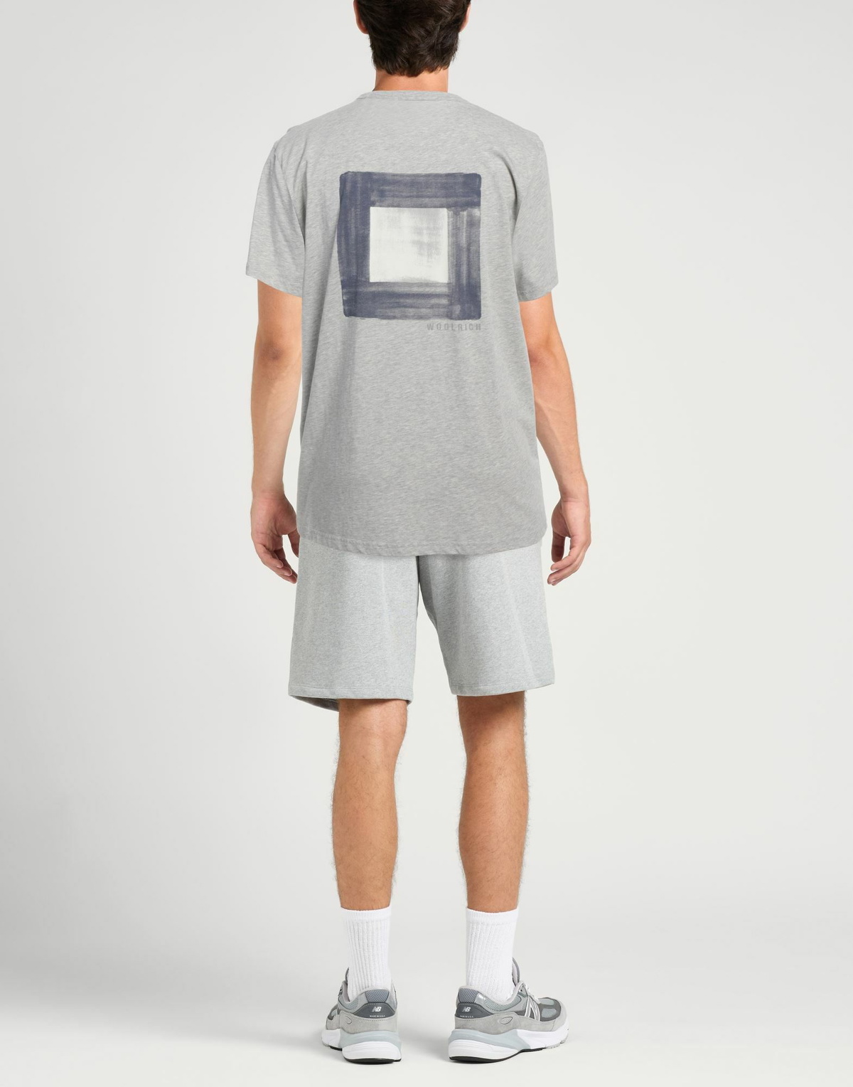 Woolrich Mens T-shirt Light in Grey