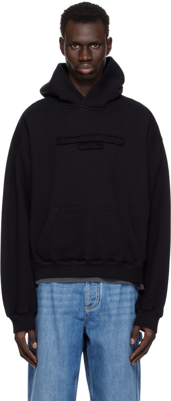Photo: Alexander Wang Black Oversize Logo Hoodie