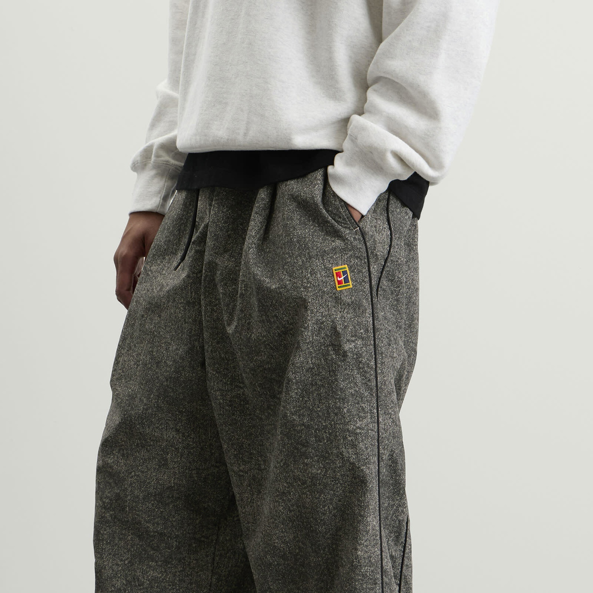 Nike Men's Club Rules AOP Track Pant in College Grey/Black