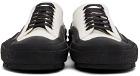 Jil Sander White & Black Canvas Low-Top Sneakers