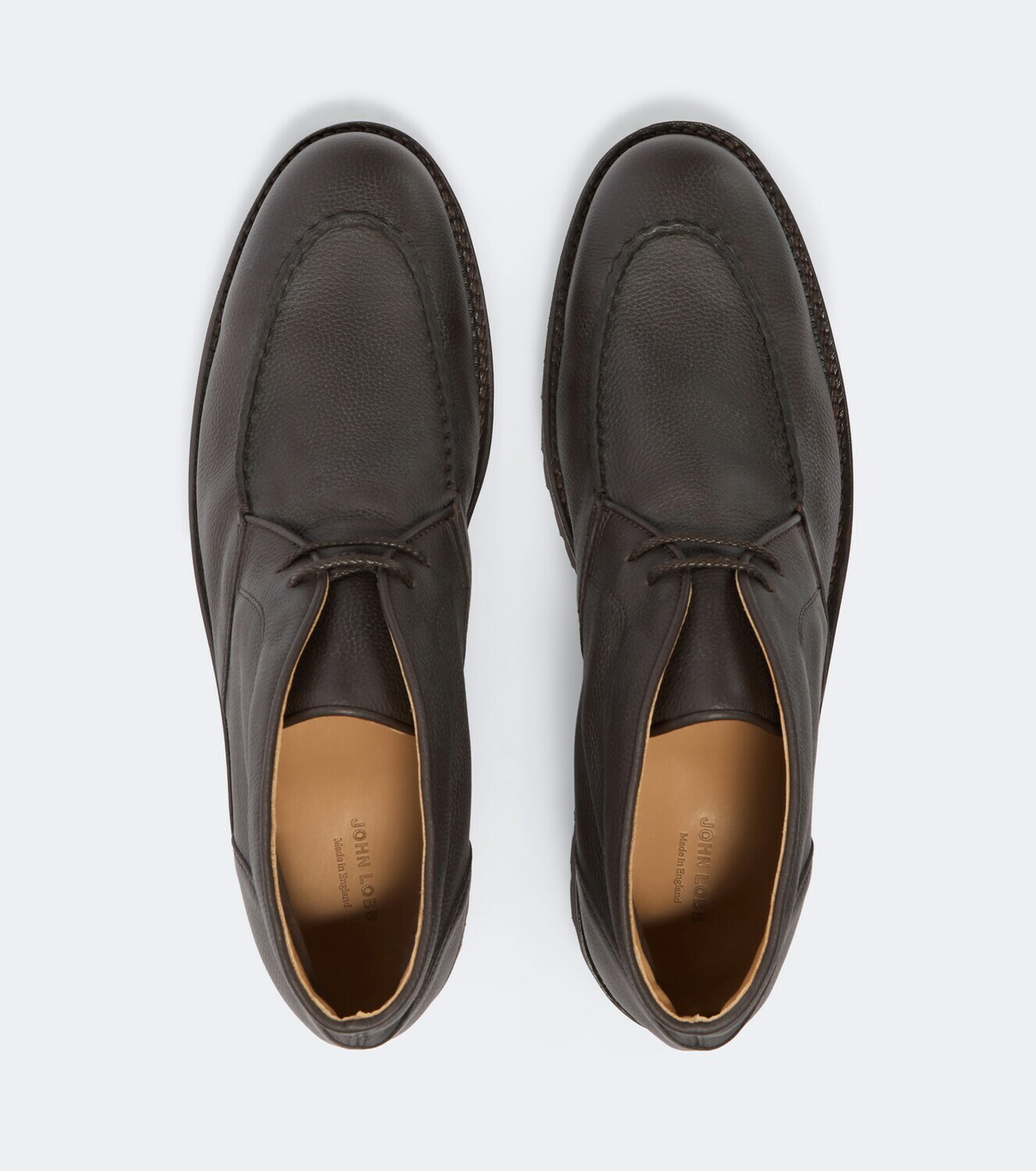 John Lobb Leather desert boots