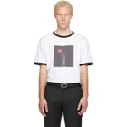 Ernest W. Baker White Rose Print T-shirt