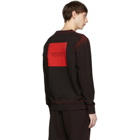 Saturdays NYC SSENSE Exclusive Black and Red Bowery Sweatshirt