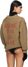 doublet Beige Acting Zombie Sweater