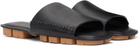 Bottega Veneta Black Shore Sandals