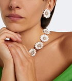 Carolina Herrera Crystal-embellished floral necklace