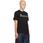Moncler Black Mon Duck Logo Cotton T-shirt