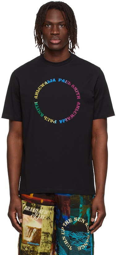 Photo: Ahluwalia &PaulSmith SSENSE Exclusive Black T-Shirt
