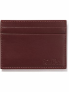 Sulka - Logo-Debossed Leather Cardholder