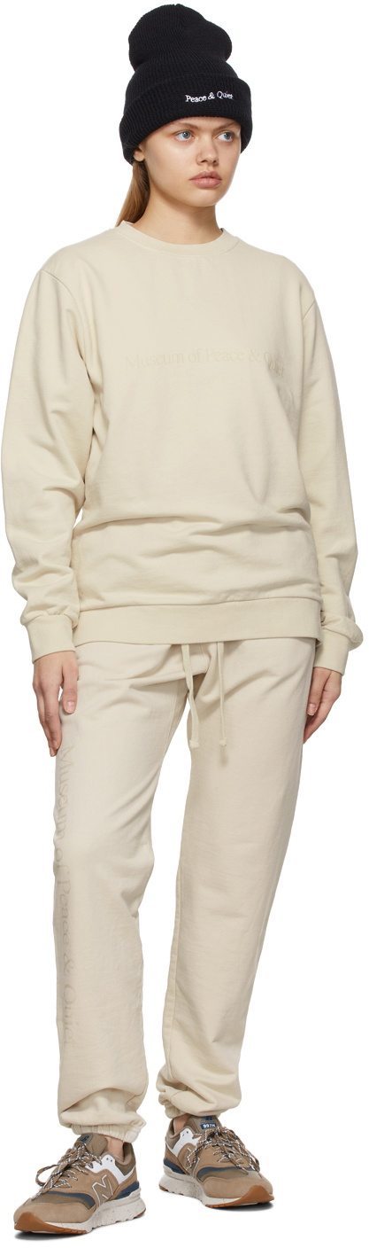 Museum of Peace & Quiet Beige MoPQ Sweatshirt