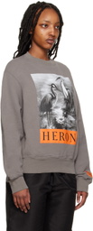 Heron Preston Gray 'Heron' Sweatshirt