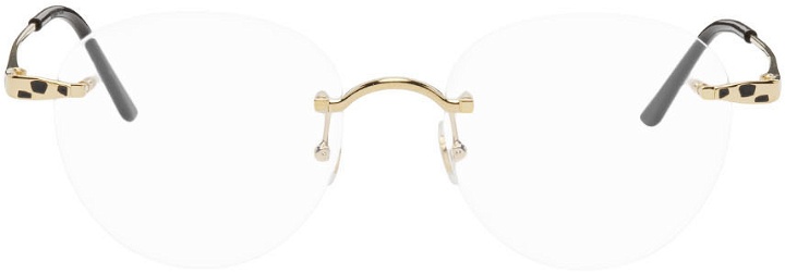 Photo: Cartier Gold Round Optical Glasses