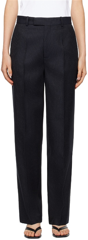 Photo: Róhe Navy Tailored Trousers