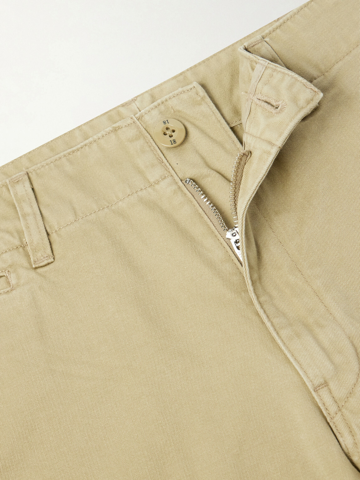 Neighborhood - Straight-Leg Cotton Chino Shorts - Neutrals