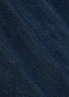 Good American Halterneck Denim Mini Dress Navy