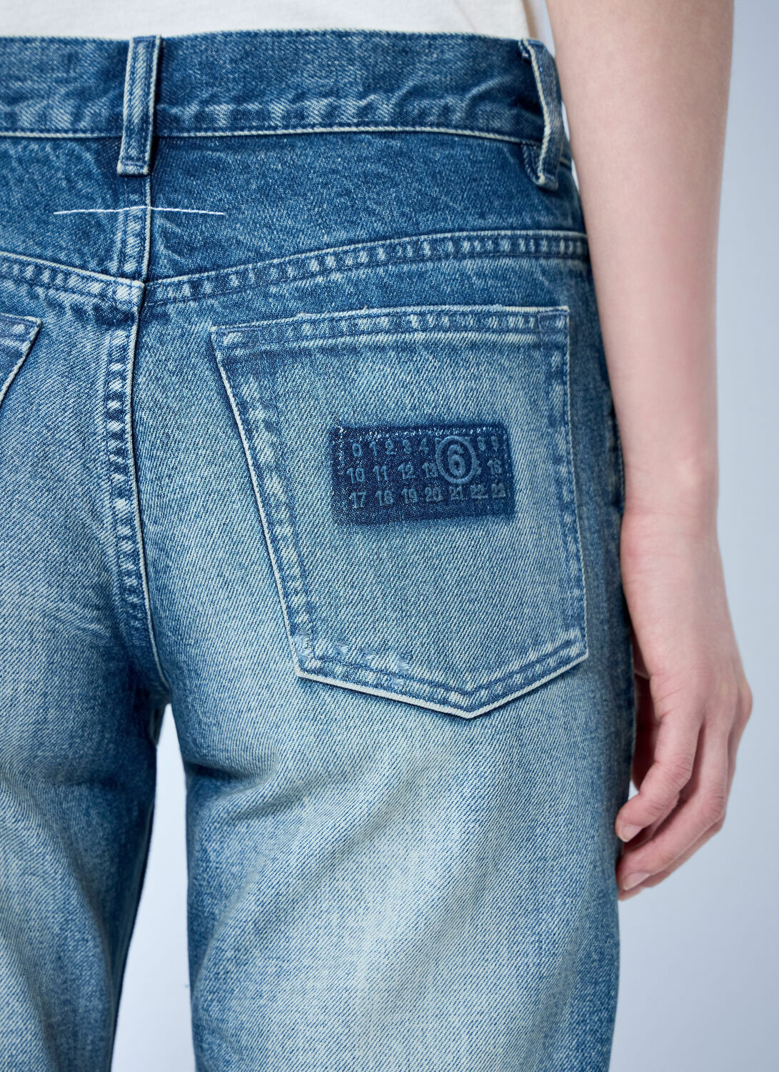 MM6 Maison Margiela Straight Leg Jeans