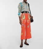 Etro - Paisley cropped pants