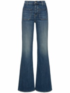 NILI LOTAN Florence Cotton Flare High Rise Jeans