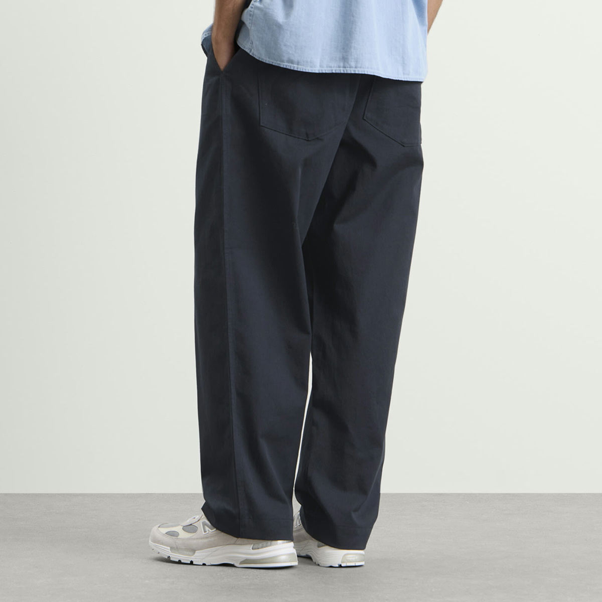 Universal Works Men's Twill Duke Pant in Navy