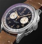 Breitling - Premier B01 Norton Limited Edition Automatic Chronometer 42mm Stainless Steel and Nubuck Watch - Black