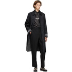 Burberry Reversible Black and White Keats Coat