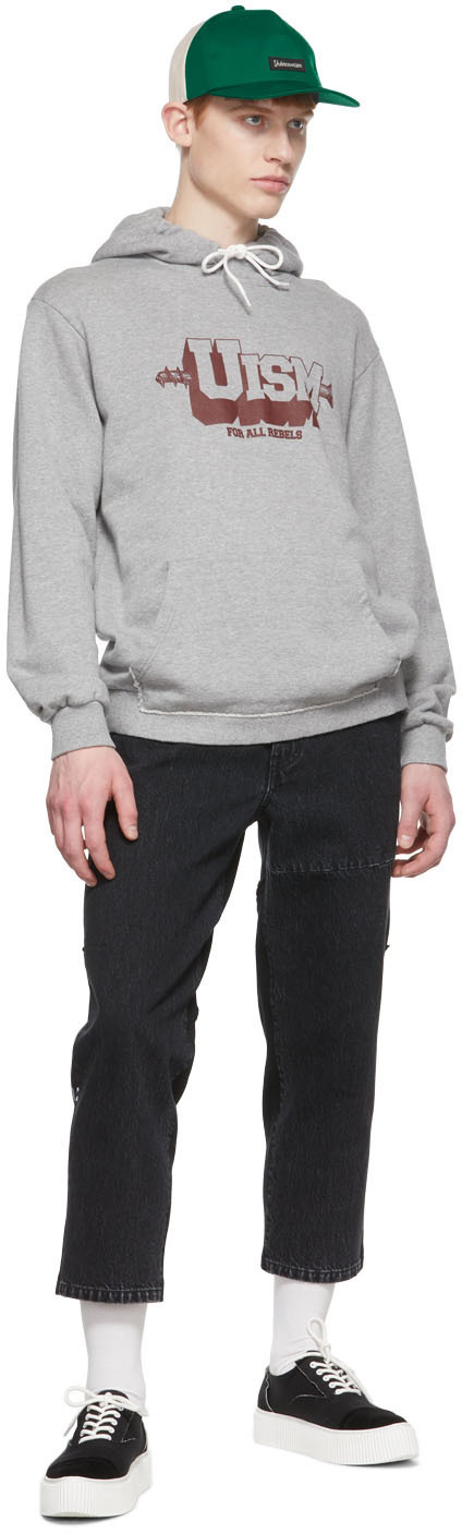 Undercoverism Grey Cotton Hoodie
