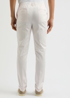 Aurélien Urban Stretch-cotton Trousers Ivory