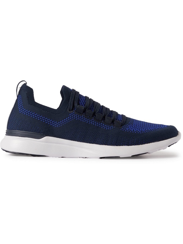 Photo: APL Athletic Propulsion Labs - Breeze TechLoom Running Sneakers - Blue