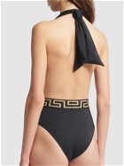 VERSACE Greca Lycra One-piece Swimsuit