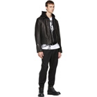 McQ Alexander McQueen Black Leather Moto Jacket