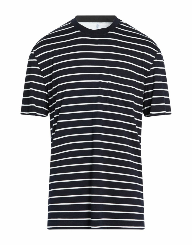 Photo: Brunello Cucinelli Mens T-shirt Midnight in Blue