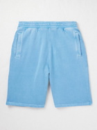 Carhartt WIP - Nelson Straight-Leg Pigment-Dyed Cotton-Jersey Shorts - Blue
