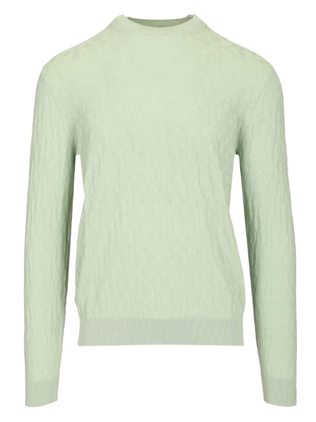 Photo: Ballantyne Cotton And Cashmere Sweater